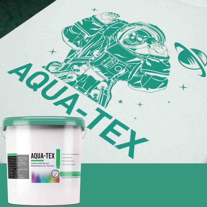 AQUA-TEX - GRÜN Wasserbasierte Siebdruckfarbe